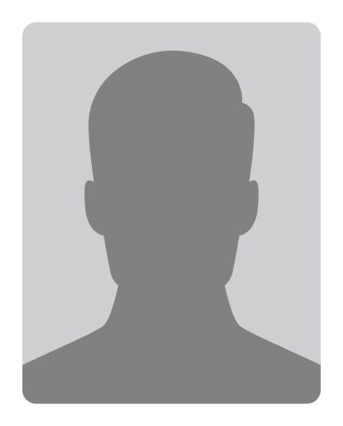 phto passport silhouette. abstract element